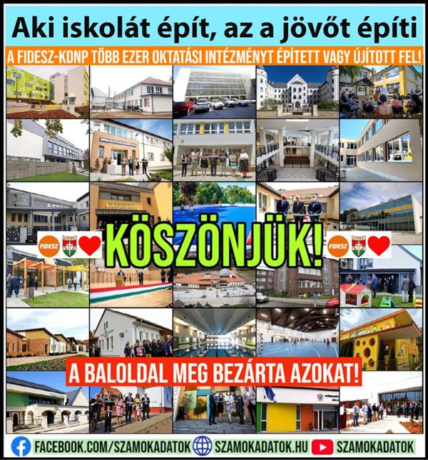 Who builds a school builds the future!