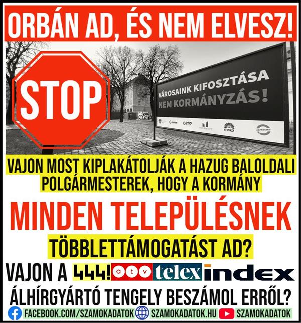 Orbán gives and does not take!
