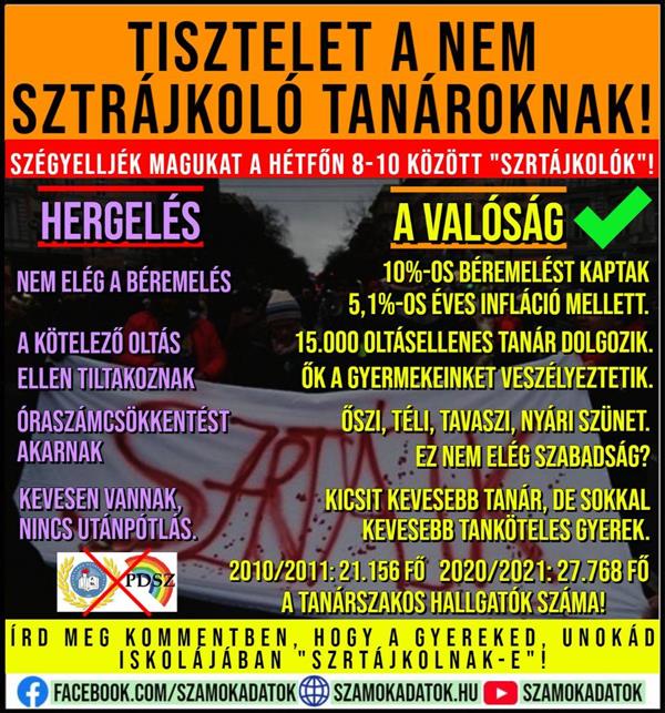 Respect for non-striking educators!