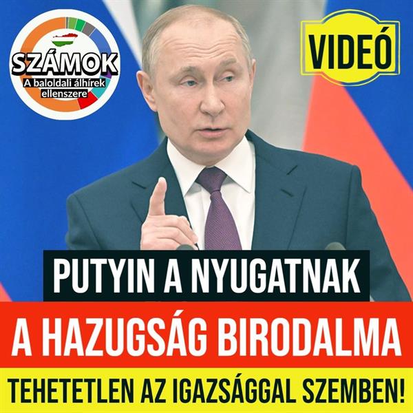 Putin to the West: THE REALITY OF THE LIE is helpless against the truth!
