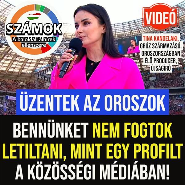 The message from the Russian people: you will not be blocked as a profile on Facebook!