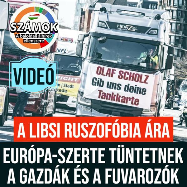 What the media keeps quiet - farmers and carriers across Europe are protesting!