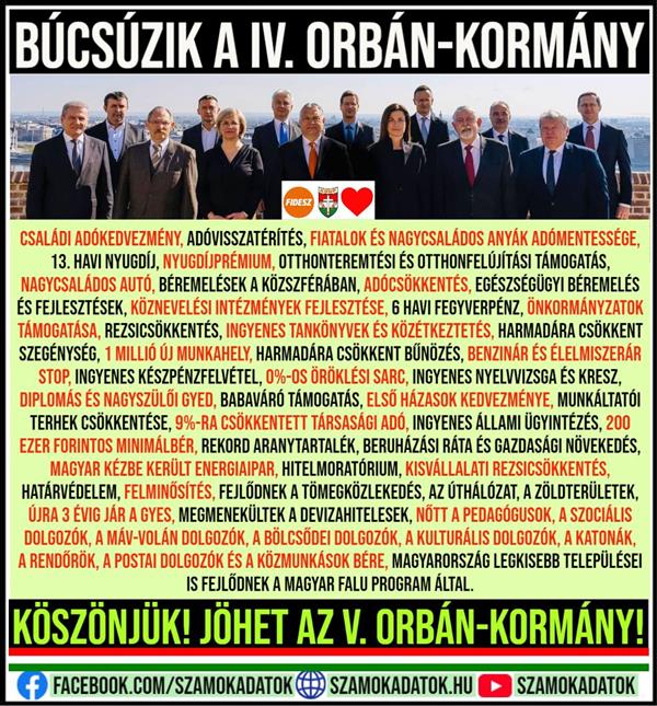 Say goodbye to IV.  Orbán government