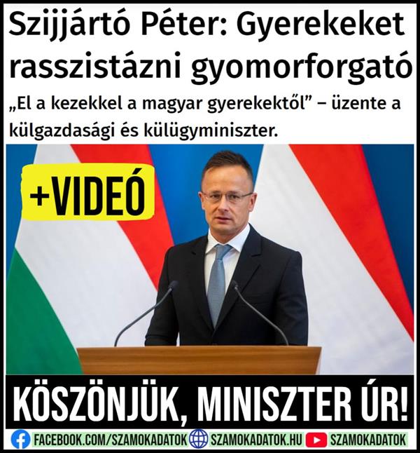 Szijjártó's message for western and domestic libs!