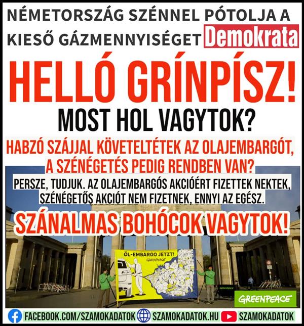 A POLITICAL organization called Grínpísz is now silent